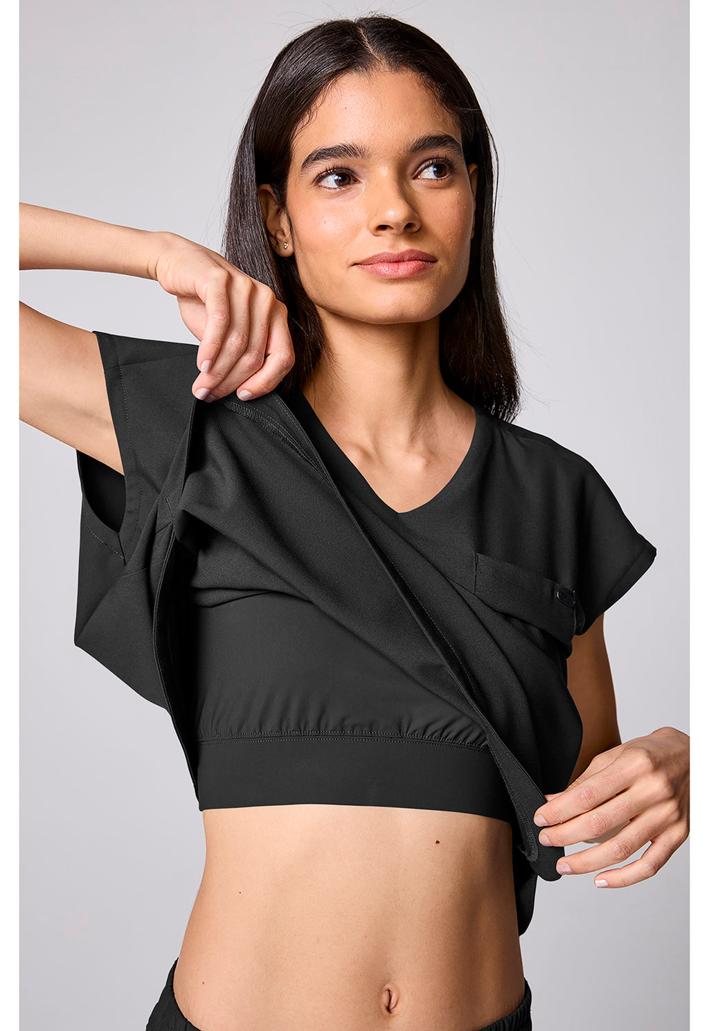 Healing Hands Built In Bra Dolman Top