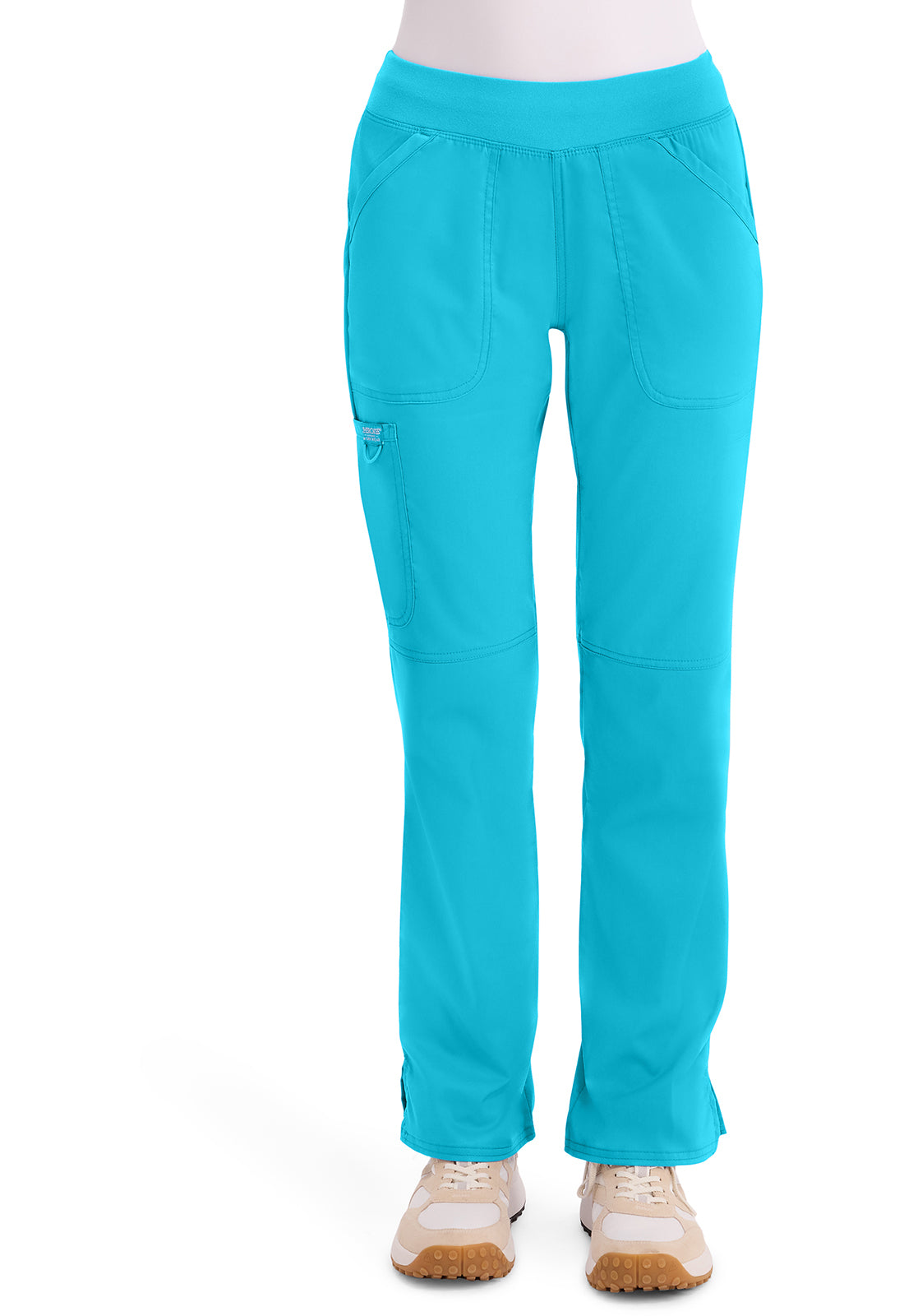 Cherokee Mid Rise Straight Leg Pull-on Pant